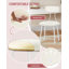 Dressing Table Chair with White Legs, Vanity Chair Stool with Soft Padding, Makeup Dressing Table Stool for Bedroom, Living Room-692234998
