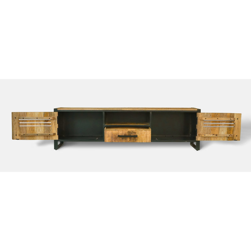 Frais Industrial Mango Wood Tv Unit 160cm