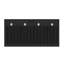 Hotte de cuisine 48 po noir Ambader-129105986