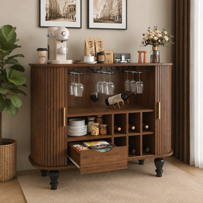 Armoire à vin avec porte coulissante Modern