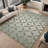 Machine Washable Indoor/Outdoor Lockway ACN2423 Geometric Rug-456691355