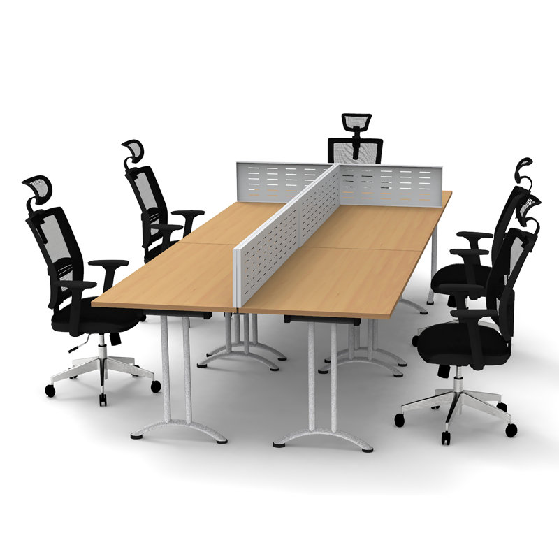 150'' Rectangle Conference Table, Natural Beech
