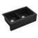 Karran Farmhouse Apron Front Quartz Composite 34'' X 21-1/4'' 50/50 Double Bowl Kitchen Sink
