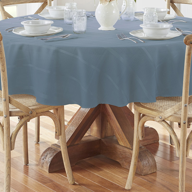 Nappe Ramiro Elegance, Rond 90 po x l 90 po, Bleu ombré
