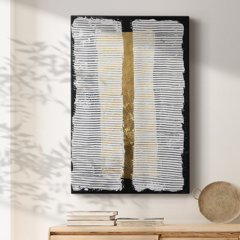 White Pillars I On Canvas Print, 18'' H x 12'' W