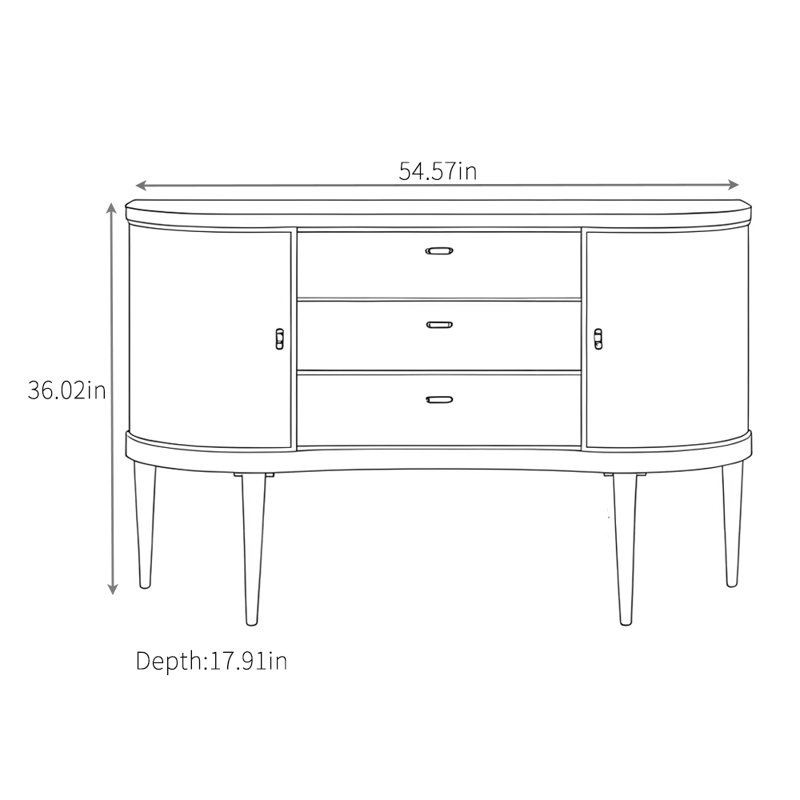 Buffet simple et luxueux
