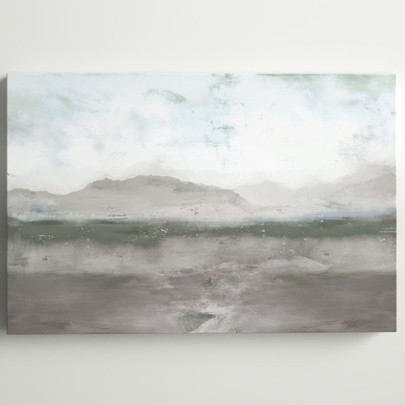 " Abstract Horizon " Painting Print, 12" H x 18" W
