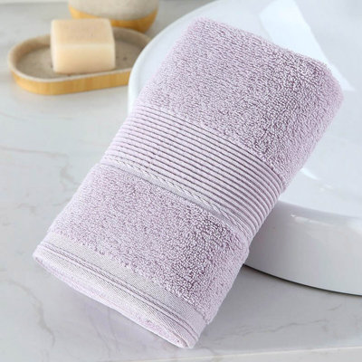 Ensemble de serviettes en coton 1pc absorbant et résistant à la décoloration, serviette de toilette, serviette à main, décoration de salle de bain tendance, serviettes de luxe ultra douces, essentiels moelleux épais, absorbant lourd, bain d'invité,