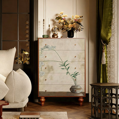 Armoire de rangement 5 tiroirs Vintage