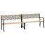 Aashia Steel Outdoor Bench