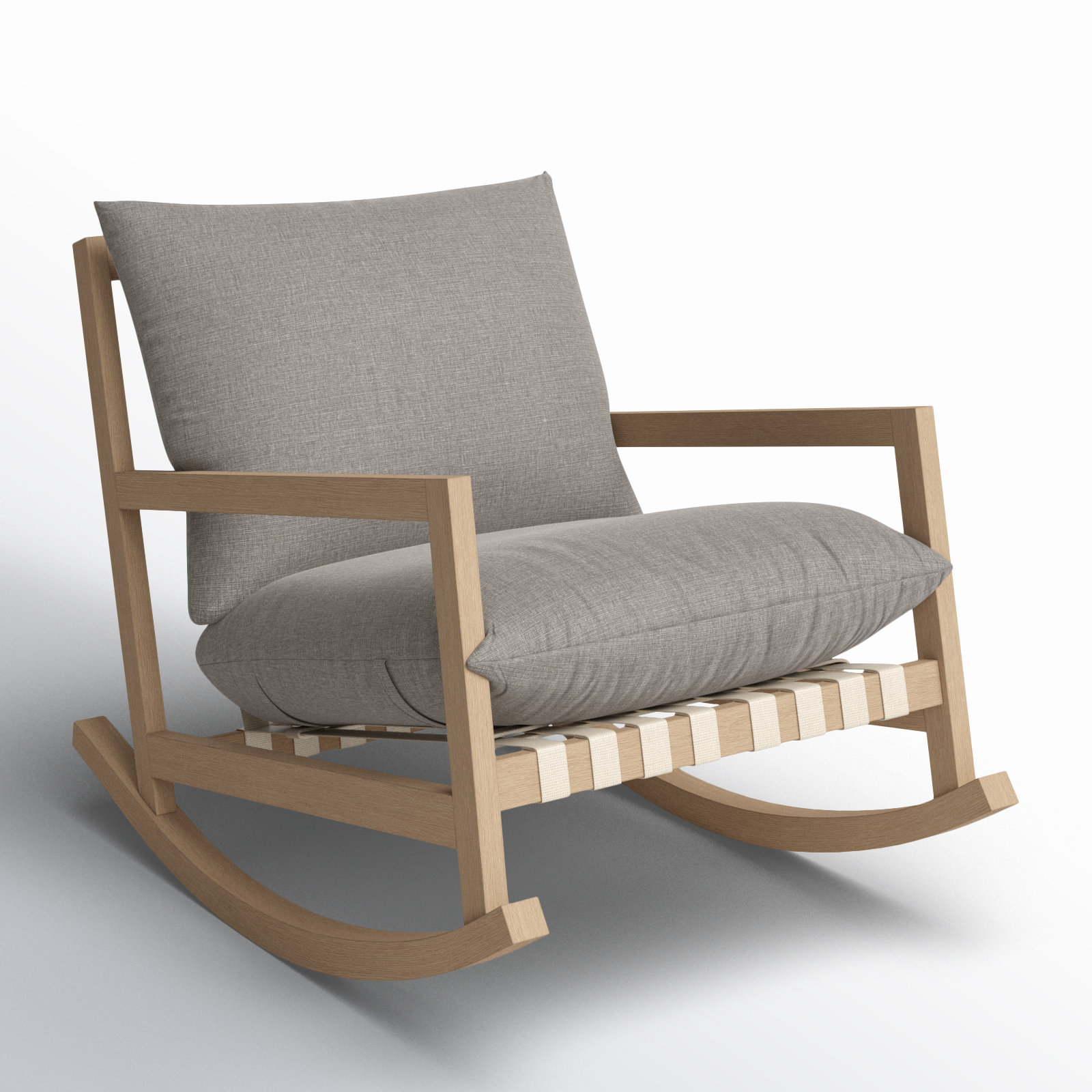 Copley Teak Outdoor Chair with Sunbrella® Cushions, Venao Charcoal
