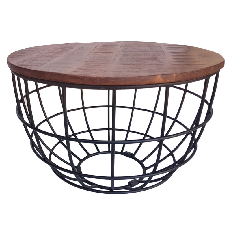 Adlane Coffee Table, 37cm H x 55cm L x 55cm W, Oak