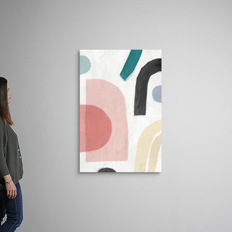 "Sherbet I" par Isabelle Z, reproduction d’art sur toile, Toile tendue, H 48 po x l 32 po x P 1,25 po