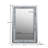 Rillamas 35.4" Modern Mirrored Console Table and Mirror Set Ultra‑Modern Contemporary Glam Stylish