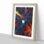 Moon Through the Trees Abstract Art - Picture Frame Painting Print-55610260-55610261