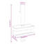 Freestanding Stainless Steel Shower Shelf-580642589