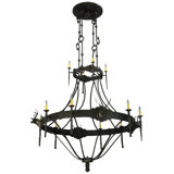 Rustic Lodge 12 - Light Chandelier