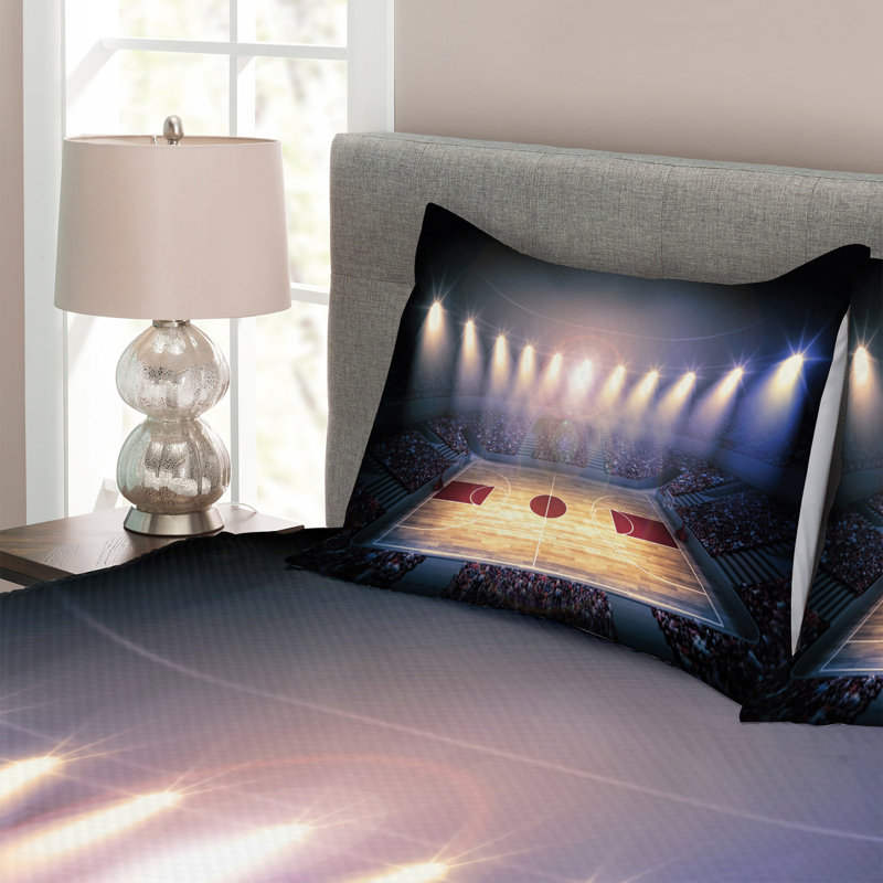 Fraire No Pattern Bedspread with Pillow Shams, 220 x 264 cm