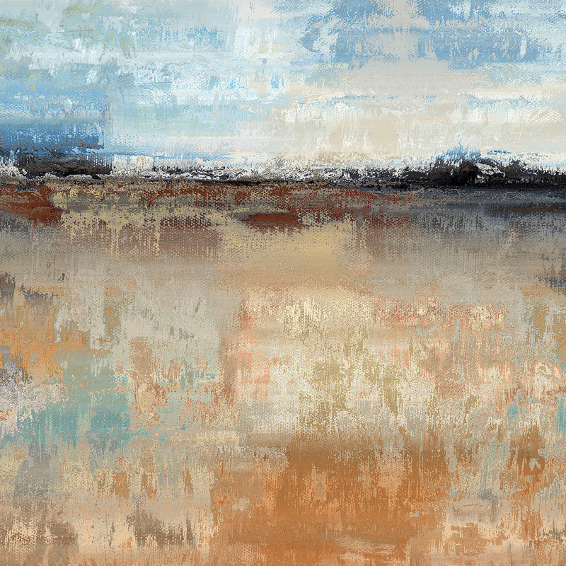 " Great Plains 1387 " Painting Print, 8" H x 8" W