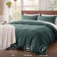 Ensemble de housse de couette à tissage gaufré 100% coton Essential Collection-106246744-110365887