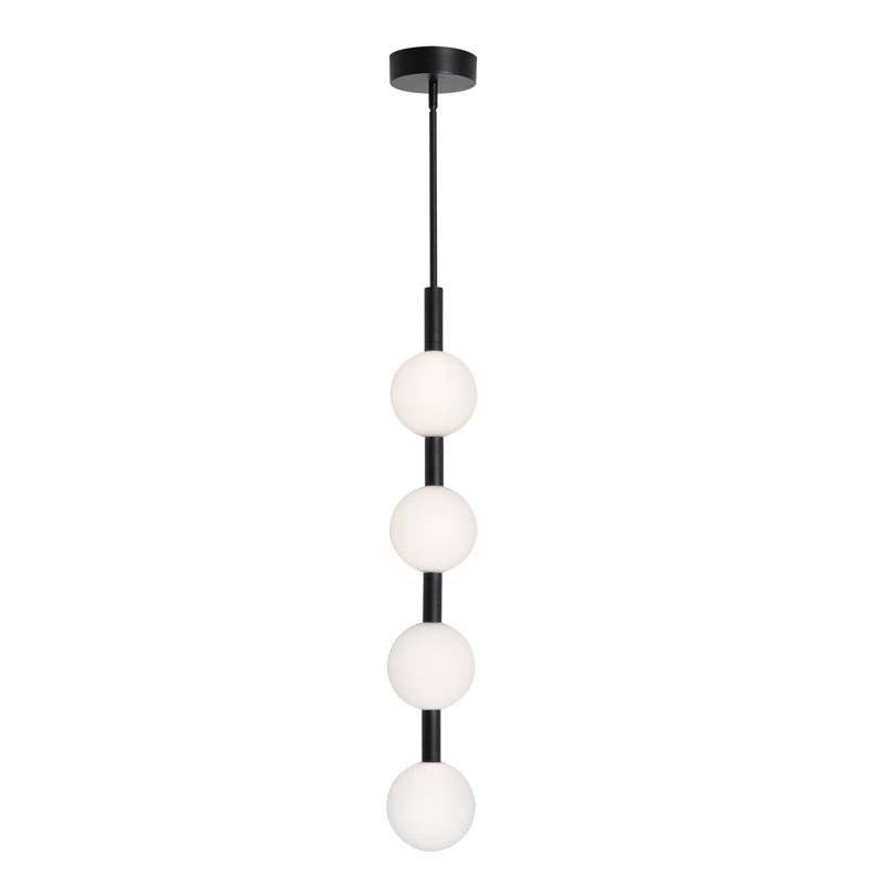 Suspension DEL - 42 po - Noir, H 42 po, Noir