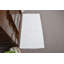 Élégant tapis de porte turc fabriqué à la main en blanc doux pour une esthétique exquise dans le vestibule
