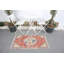 Tapis Oushak rétro de style turc Anatolian rétro de couleur rouge foncé conçu pour une utilisation polyvalente