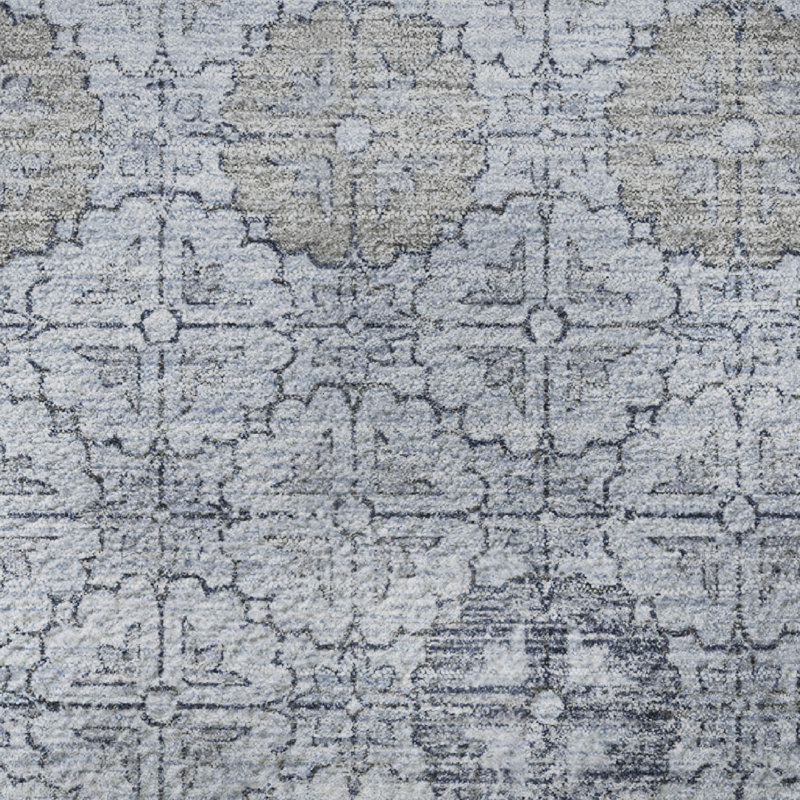 Premium Machine Washable Xamiera AMF1855 Geometric Rug, Rectangle 1'8" x 2'6"