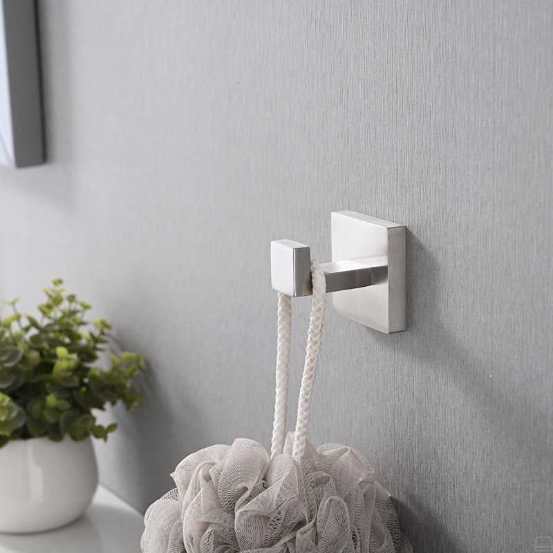 Ensemble de quincaillerie de salle de bain 4 pièces, Nickel brossé