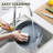 Chef Power Utility Gold 10 - Piece Ceramic Non-Stick Cookware Set Cream