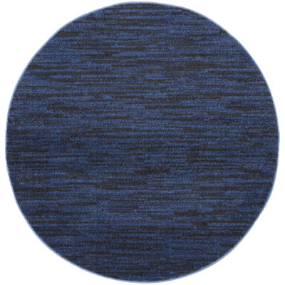Tapis bleu nuit Nourison Essentials