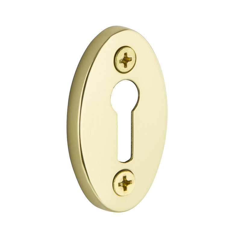 Classic Keyhole Cover, Unlacquered Brass