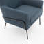 Ensemble de fauteuils rembourrés 2 pièces-1826804615