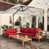 Red - Cream Umbrella