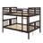 Full Over Full Bunk Bed With Ladder And Full-Length Guard Rail,Wood Bunkbed W/Slat Support,Space Saving-360267083