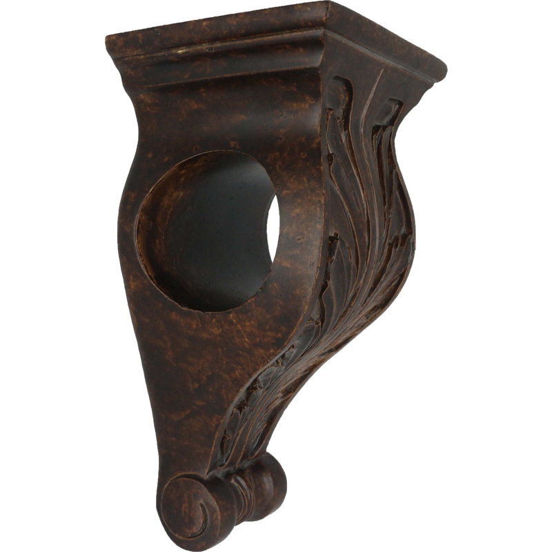 Applique de rideaux rideaux Lefebre, Acajou