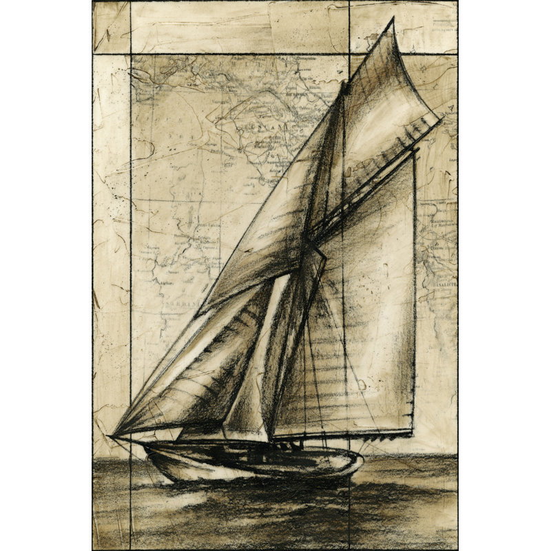 Tradewinds I by Ethan Harper - Wrapped Canvas Print, 46cm H x 30cm W x 3.8cm D
