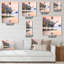 Horloge murale coucher de soleil sur le lac II-353861531