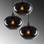 Shabbona 3 - Light Fume Cluster Pendant