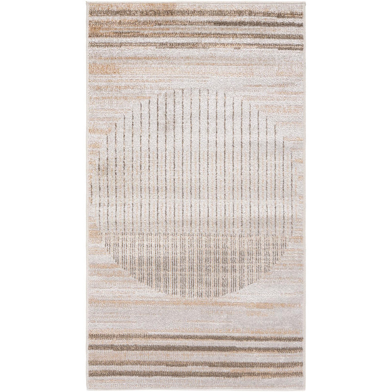 Janiaha Washable Indoor Rug, Round 6'7"