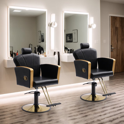 Salon Chair For Hair Stylist,Barber Chair For Home Barbershop With Professional Hydraulic Pump