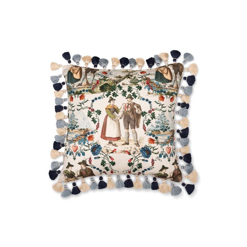 TYROL Linen Square Pillow Cover & Insert