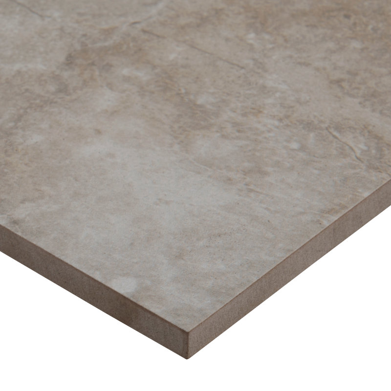 Ansello Aphelia 12 in. x 24 in. Matte Ceramic Stone Look Floor and Wall Tile, Grisa