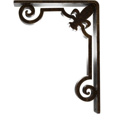 Support en fer forgé Fleur De Lis