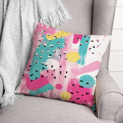Abstract Throw Pillow