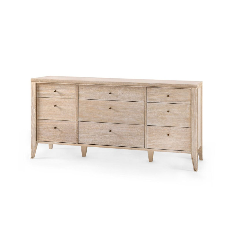 Paola 9 - Drawer Solid Wood Dresser