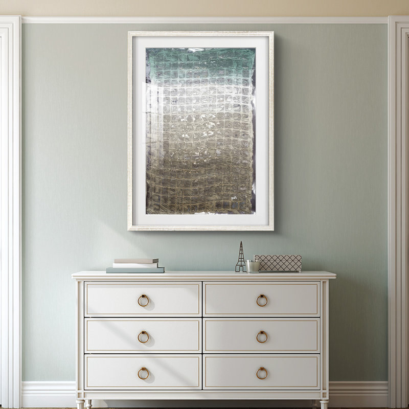 Imprimé Acadia V - imprimé encadré, Blanc, H 19,5 po x l 16,5 po