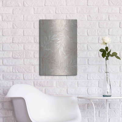 «White Leaves 1» par Design Fabrikken, art mural en métal