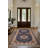 Nancy Collection Digital Print Cotton-Polyester Brown Moroccan Rug-1395152964
