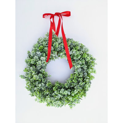 Handcrafted Faux Eucalyptus 18'' Wreath